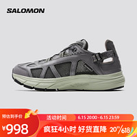 萨洛蒙（Salomon）男女款 户外运动休闲轻便舒适透气抓地溯溪凉鞋 TECHSONIC LTR 中灰色 471311 UK9.5 (44)