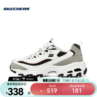 斯凯奇(SKECHERS)女子DLITES系列时尚绑带运动鞋 896204-WBK 39