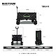  MAKTOUM 马科途 户外营地车 旅游野营野餐车手推车户外小拖车 露营车便携手拉车 大号铝合金越野款　