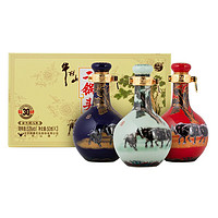 牛栏山 珍品三十 53度 清香型白酒 50ml*3 生肖限定款 牛年小酒礼盒