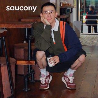 Saucony索康尼SHADOW 6000蘑菇配色休闲鞋男女复古鞋情侣运动鞋38
