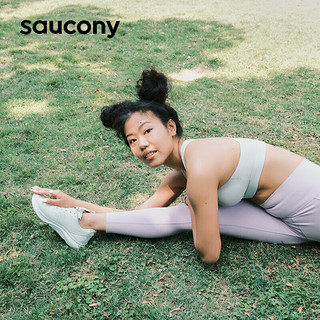 Saucony索康尼菁华KinvaraForHer跑步鞋女轻量跑鞋运动鞋绿38