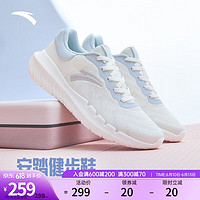 安踏（ANTA）综训鞋女2023年新款女子训练健身跑步运动鞋 象牙白/浅雾灰-2 39/美码8