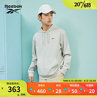 Reebok锐步官方卫衣男女款23春季新款男针织连帽衫223RMS301U GG3-23RMS301U A/2XL