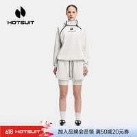 HOTSUIT后秀暴汗服男女同款升级机能跑步健身运动暴汗套装长袖短裤版