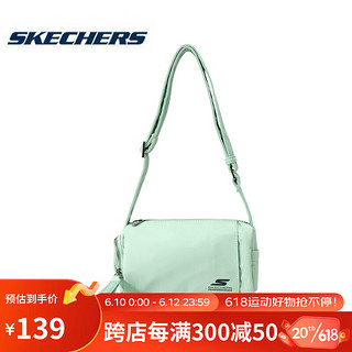 Skechers2023夏季瑜伽包mini吐司包运动单肩包斜挎包 P223U029-01P9 港灰色 均码