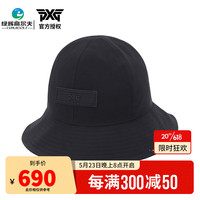 PXG高尔夫球帽女士渔夫帽23年新款 夏季户外运动遮阳帽 时尚百搭球帽 PHPPW960721 黑色