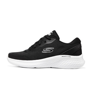 SKECHERS 斯凯奇 男鞋跑步鞋2023年新款缓震舒适透气休闲运动鞋894220 894220-BKW 黑色/白色 41