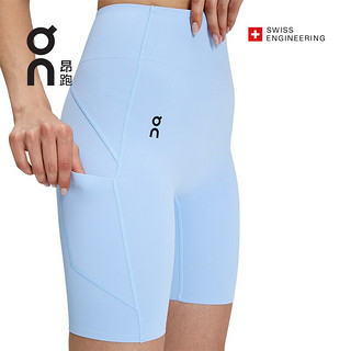 On昂跑2023春夏新品女款舒适修身紧身短裤Movement Tights Short Stratosphere 平流蓝 XL