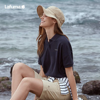 LAFUMA乐飞叶短袖T恤女户外夏季宽松快干纯棉休闲polo衫 LFTS3BS64