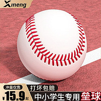 信能垒球小学生专用儿童投掷软球运动会标准软式棒球10寸硬式比赛训练 10寸垒球1个