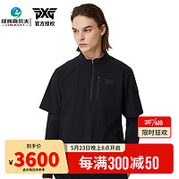 PXG高尔夫服装男士2023春夏新款夹克雨衣风衣golf运动休闲上衣 PHMPM611021 黑色 M