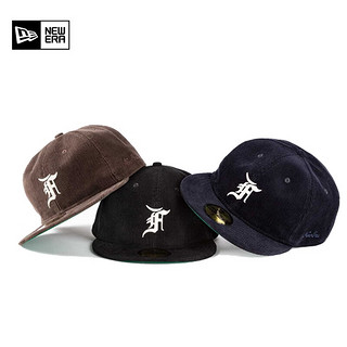 NEW ERA x FEAR OF GOD x MLB 联名款棒球帽情侣时尚休闲刺绣平檐帽-待售 60345901-黑色 712