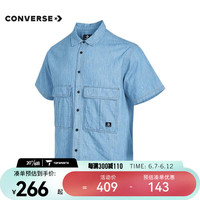 CONVERSE 匡威 男子短袖衬衫 10025438-A01 L
