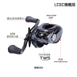 达亿瓦DAIWA 21TATULA 100/300/400 小蜘蛛巨物蜘蛛水滴轮路亚轮 21小蜘蛛100XS/L 8.1速比(泛用 其他 左手型