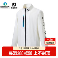FOOTJOY高尔夫服装男士夹克23新款 户外运动防风衣春秋款 FJ外套拒水面料 80507 白色 M