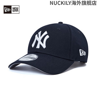NEW ERA纽亦华秋新品MLB棒球帽子NY/LA男女情侣鸭舌帽遮阳帽 13058746-藏青色 均码