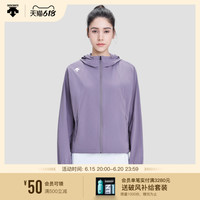 DESCENTE 迪桑特 女士宽松蝙蝠袖运动休闲轻薄上衣外套夹克