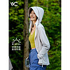VVC 防晒衣服女士夏季冰丝防紫外线短外套披肩外套 浅灰色