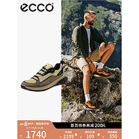 爱步（ECCO）户外运动鞋男 2023年新款防滑软底缓震登山鞋男 奥途系列824254 浅棕色/裸色82425456726 44