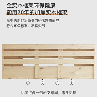 鹿卡森创意卡通儿童床女孩公主床卧室网红粉色兔子带护栏宝宝滑滑梯 床+23公分乳胶床垫+床头柜 1.35*1.9