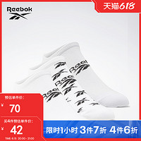 Reebok 锐步 官方男女SOCK经典舒适吸汗透气休闲运动袜三双装GG6678
