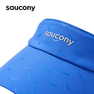 saucony 索康尼 夏季新品空顶帽户外运动跑步帽遮阳帽子 亮彩蓝 均码