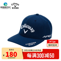 Callaway卡拉威 高尔夫球帽男士23年新款 运动遮阳帽棒球帽PERFORMANCE  5223493 藏青/白