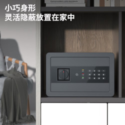 得力工具 DL 得力工具 deli 得力 AE209 保险柜 20cm 曜黑