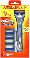 Gillette 吉列 Fusion 5+1 手动 剃须刀 剃须刀 男性 本体+10个替换刀片