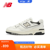 NEW BALANCE男鞋女鞋BB550系列时尚潮流运动休闲鞋BB550LWT 米色/黑色