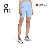 On昂跑2023春夏新品女款舒适修身紧身短裤Movement Tights Short Stratosphere 平流蓝 L