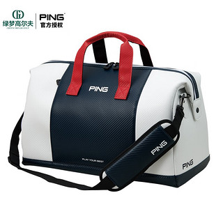 ping高尔夫球包新款男女士衣物包大容量休闲便携golf包手提包 I22GBP20291 白/黑