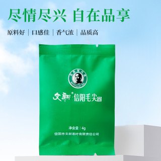 文新信阳毛尖品鉴茶4g袋装