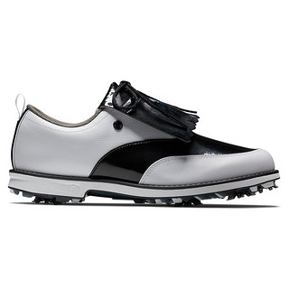 Footjoy高尔夫球鞋女鞋 FJ Premiere新款golf可拆卸流苏款有钉鞋防滑 白银99043 36