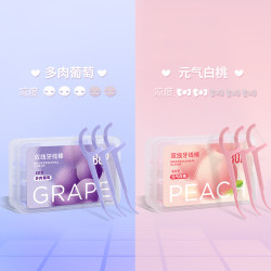 BOP 牙线成人双线牙线果味超细牙线棒家庭牙签线盒装