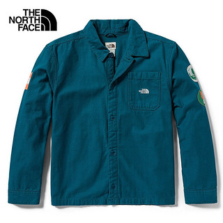 北面（The North Face）防风夹克男户外舒适耐穿上新7ZYN EFS/蓝色 L/180（美版，建议拍小一码）