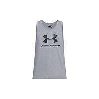 UNDER ARMOUR 安德玛 Sportstyle 男子训练背心 1329589-036 灰色 XXL