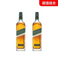 cdf会员购、新补货：尊尼获加 绿牌 岛绿ISLAND GREEN 苏格兰威士忌 双瓶装 1000ml*2