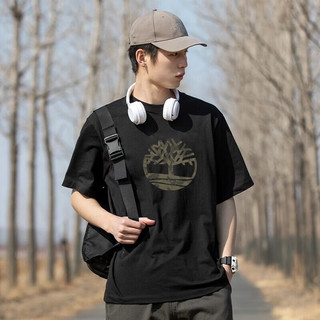 Timberland 男士短袖T恤户外运动休闲体恤宽松A6DVK A6DVK001 XS/165