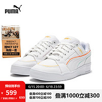 PUMA 彪马 官方 男女同款情侣复古休闲鞋 SLIPSTREAM 390123 白-荧光绿-紫色-03 35.5