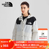 The North Face23春夏新款北面冲锋衣女款户外防风拼接设计修身百搭冲锋衣5JXO N3N L