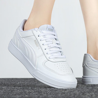 彪马（PUMA）男鞋女鞋 2023夏季新款运动鞋透气情侣休闲鞋低帮滑板鞋小白鞋 380810-01/彪马白-浅灰 35.5/220/3