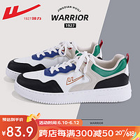 回力（Warrior）女鞋板鞋小白鞋夏季低帮女子防滑学生休闲运动鞋子女 白黑0922Z 40