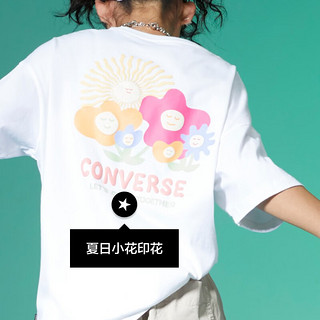 匡威（Converse）CONVERSE匡威官方 春夏女宽松印花潮流T恤休闲运动短袖10025447 10025447-A03 XS