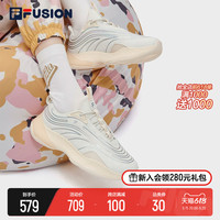 FILA FUSION斐乐潮牌RAY II女鞋2023春轻便回弹老爹鞋放射线跑鞋