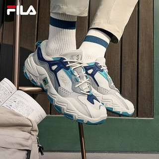 FILA 斐乐 官方掠夺者2男鞋跑步鞋2023夏季老爹鞋时尚复古运动鞋