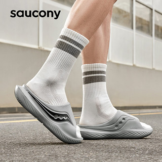 saucony 索康尼 哈密瓜Cradle摇篮运动拖鞋男沙滩鞋子外穿凉拖鞋女