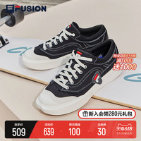 FILA 斐乐 FUSION斐乐女鞋帆布鞋2023休闲鞋运动鞋