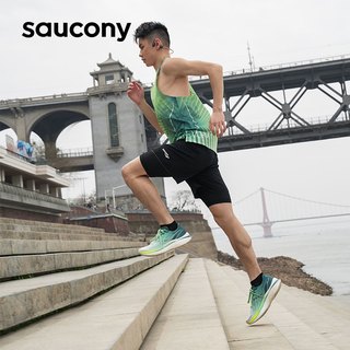 saucony 索康尼 新款ENDORPHINSPEED啡速3武汉配色跑鞋男竞速运动鞋